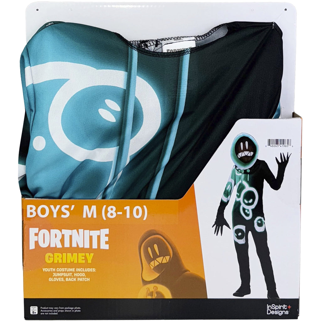 Fortnite Grimey Halloween Costume for Children, Boys Size M (8) , by InSpirit Designs