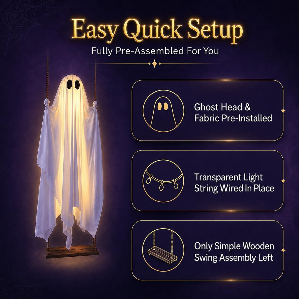Clearance Halloween Ghost Bubble Bath Lamp, Cute Bathtub Ghost Night Lights for Halloween Decor, Reading Books Nightlight, Halloween Decorations for Indoor Readers & Book Lover Desk Home Party Gifts