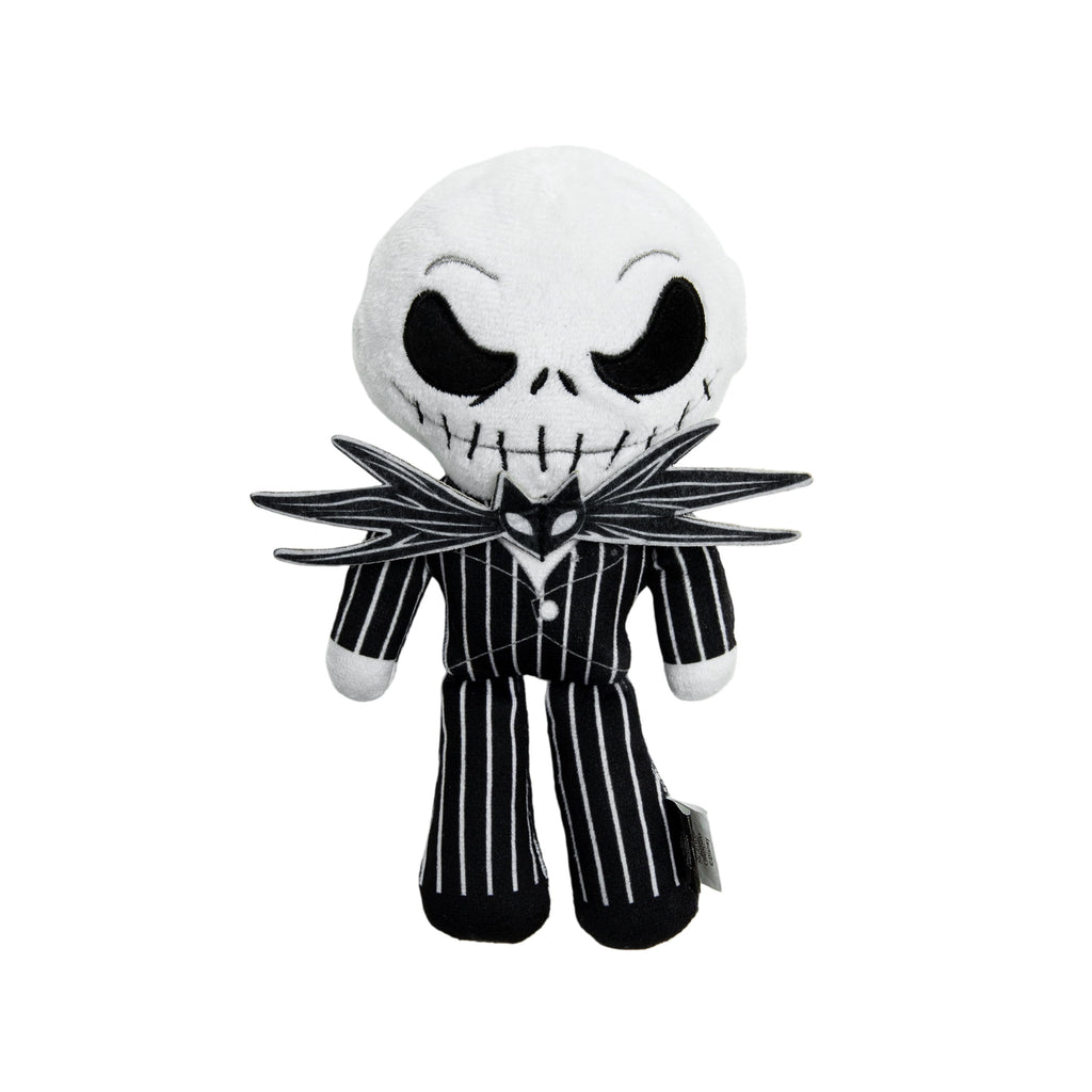 Disney Halloween Dog Toy, Nightmare before Christmas, Zero, Plush, Squeaky, Black & White, 8.66"
