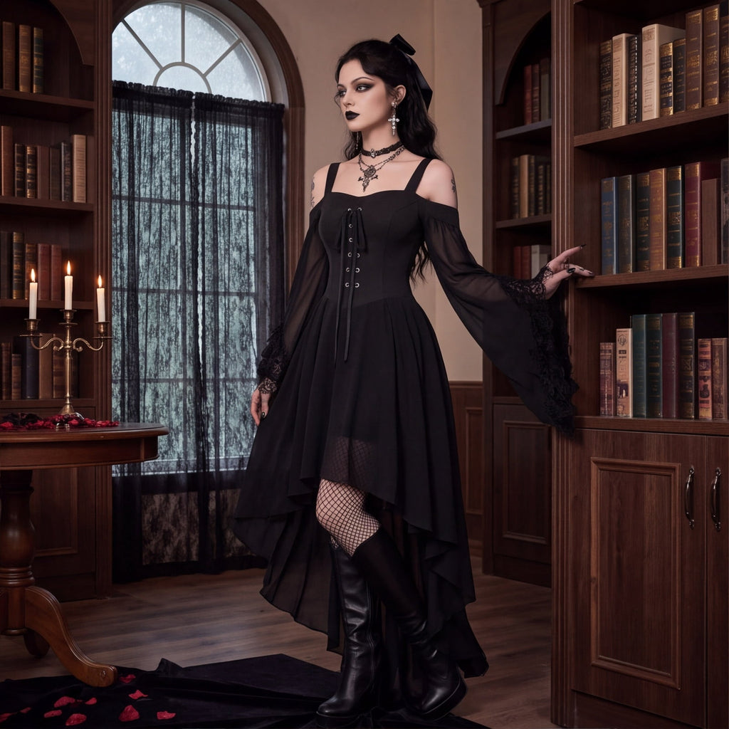 Witch Dress Women 2026 Halloween Costumes Woman Adults Medieval Vampire Butterfly Sleeve Mesh Gothic Outfits Red S