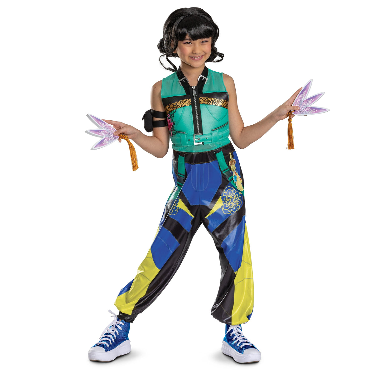 Netflix K-Pop Demon Hunters Zoey Halloween Costume for Children, Girls Size S (6/6X), by Disguise