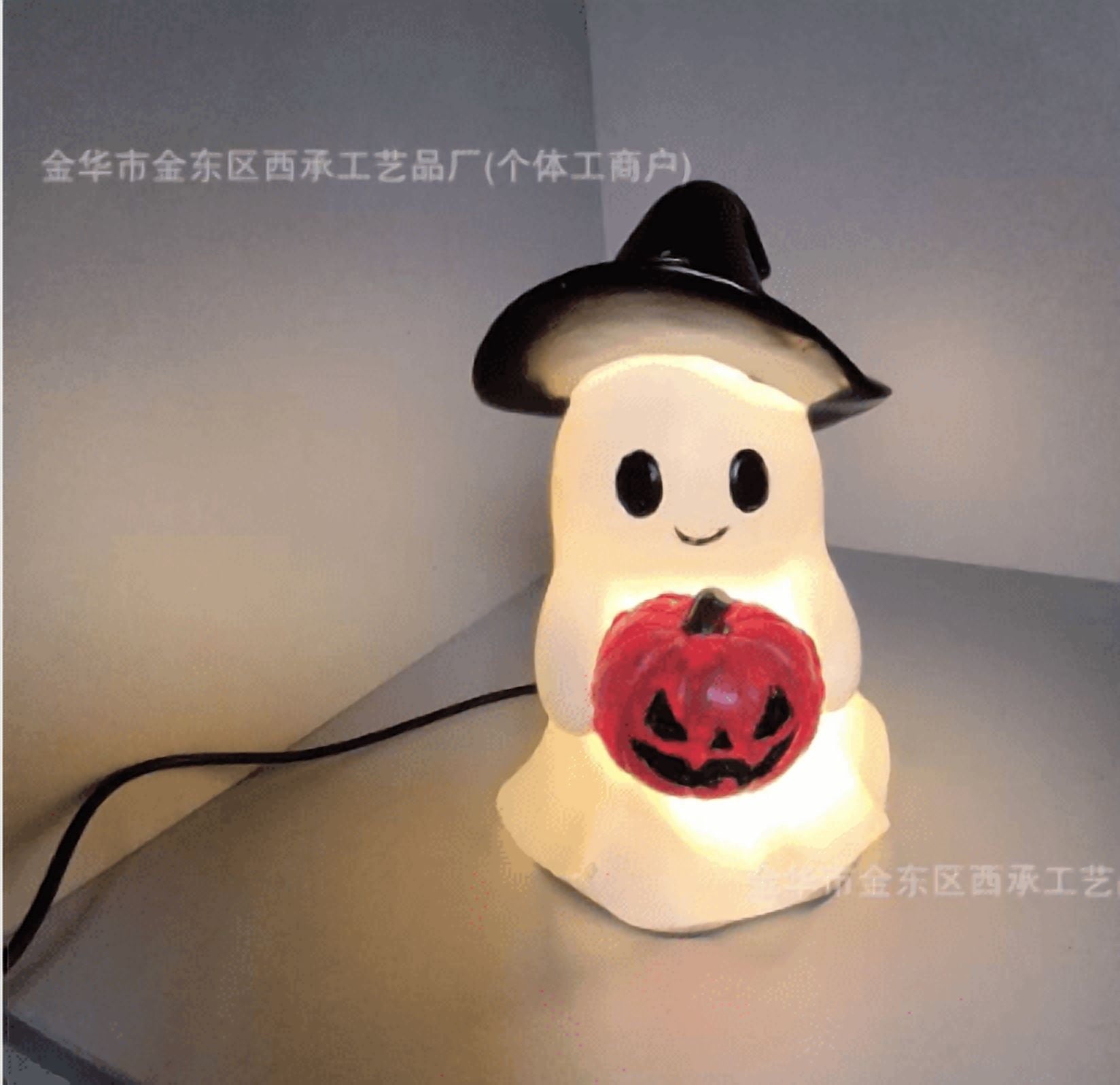 Halloween Decorations, Ghost Resin Crafts Ornaments, Alloween Decoration for Porch Yard Patio Indoor Decor Fall Autumn Home Shelf Mantel Ornament