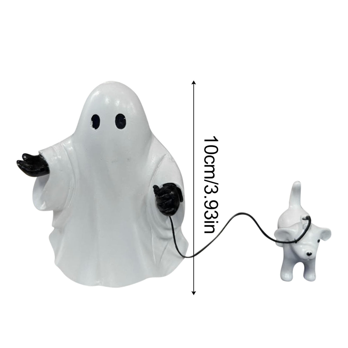 Halloween Decorations, Ghost Resin Crafts Ornaments, Alloween Decoration for Porch Yard Patio Indoor Decor Fall Autumn Home Shelf Mantel Ornament