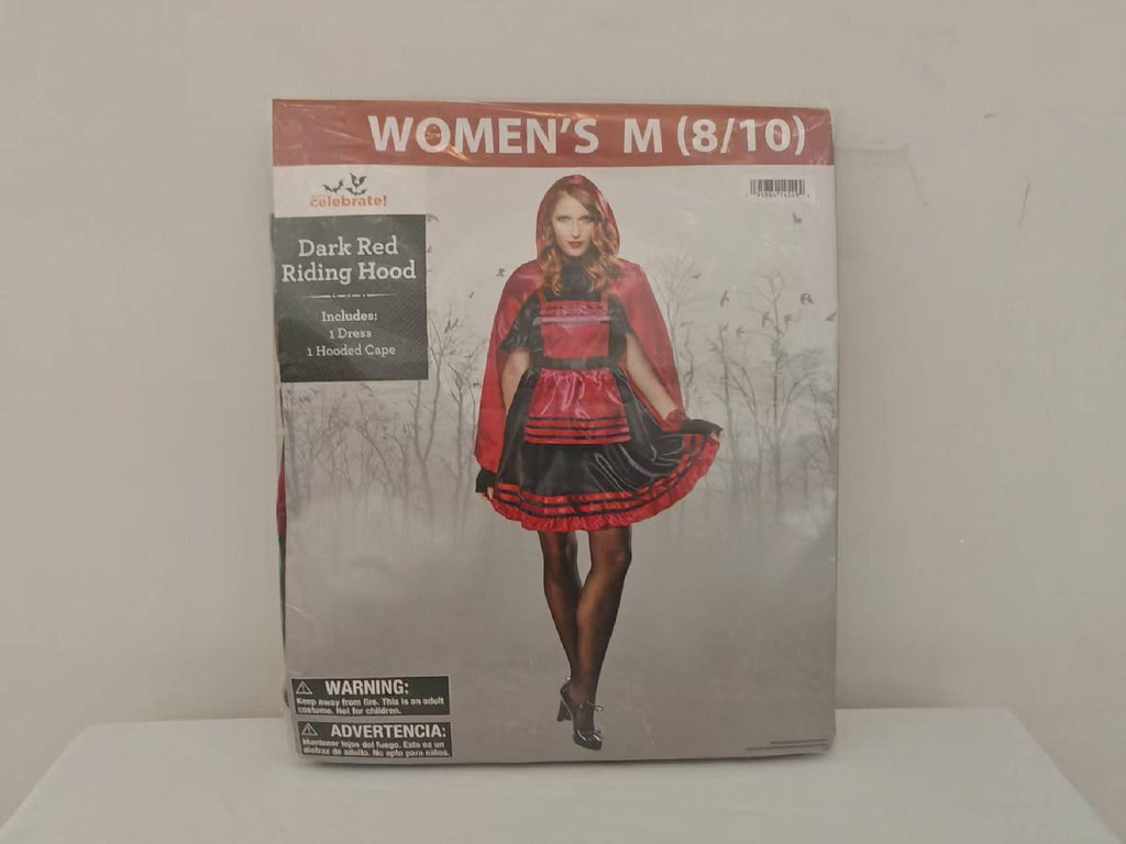 Red Riding Hood Halloween Costume for Adults, Women's Size L (12/14), by Way to Celebrate