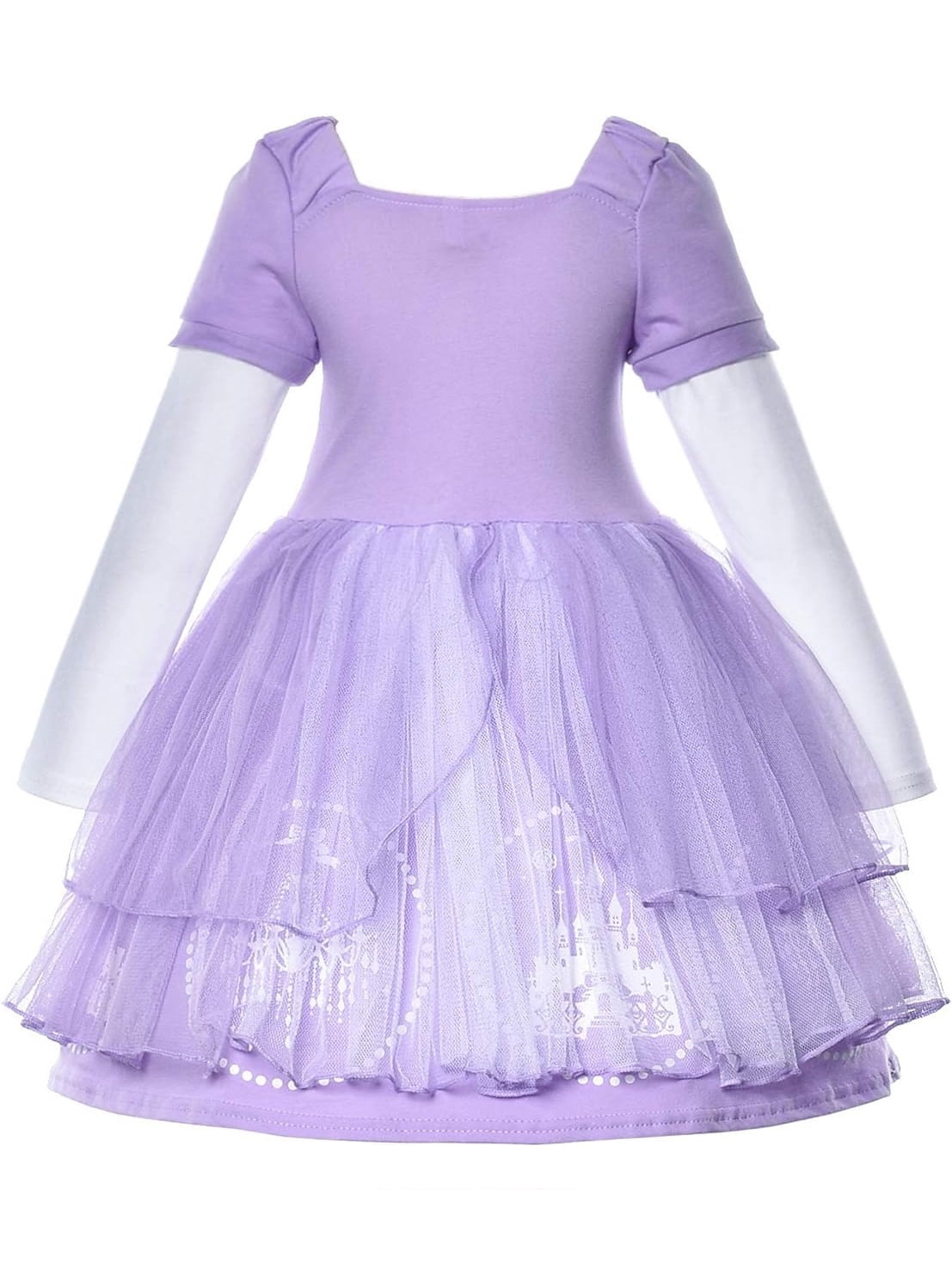 WIBACKER 1-6Y Toddler Girls Princess Costumes Dresses Fancy Dress Up Clothes for Halloween Party Cosplay, Christmas Gift