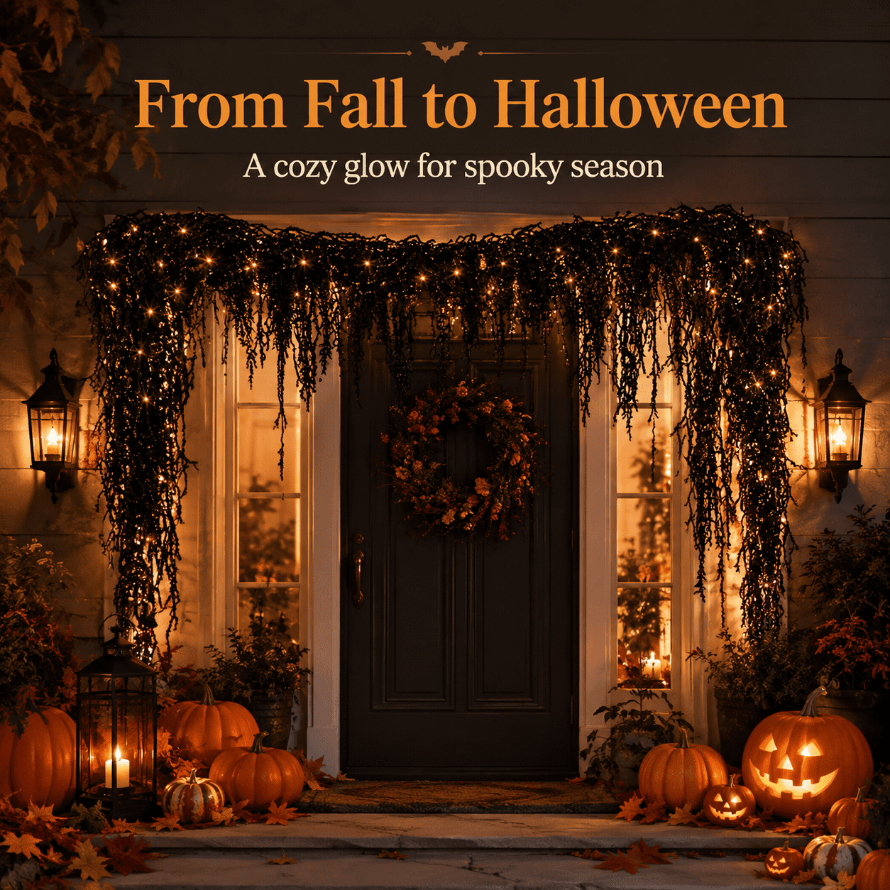 Diceymbol Halloween Decorations and Fall Decor, Halloween Venue Decoration Ghost Props LED Illuminated Ghost Decorations for Tabletop, Mantel, Shelf Indoor Outdoor 9.05 inch