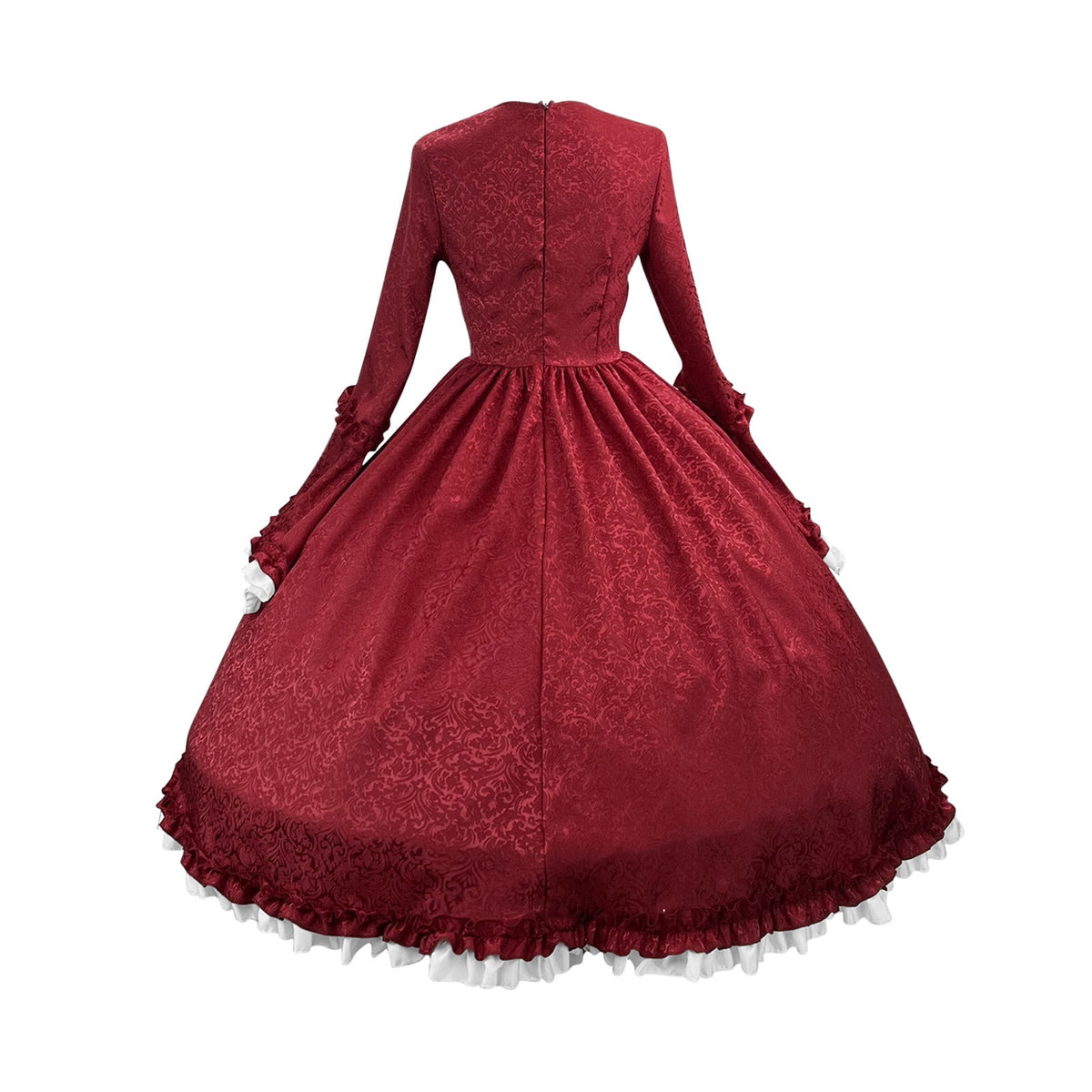 LYXSSBYX Maxi Dresses for Women Women's Long Sleeve Neck Dress Floor Length Cosplay Dress Plus Size Dress