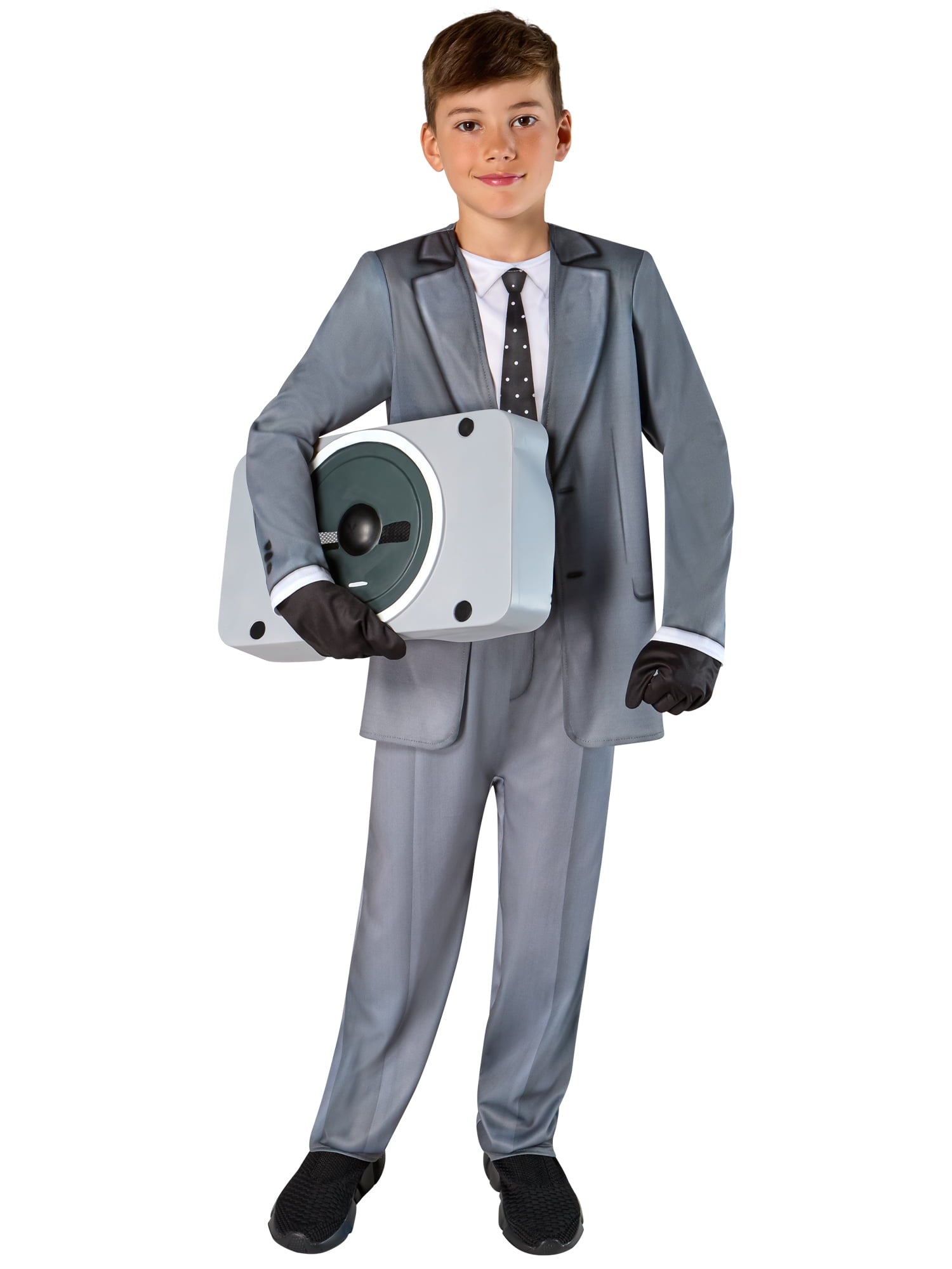 Skibidi Toilet Speakerman Costume for Boys by Rubies, Medium