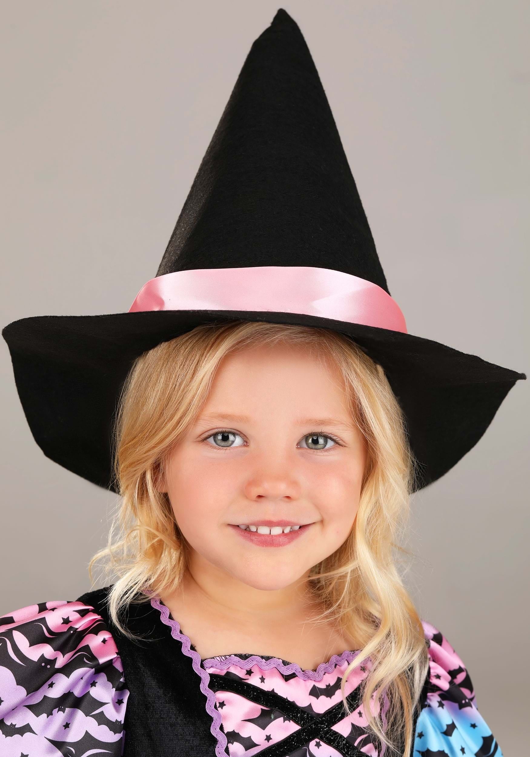 Girl's Pastel Tutu Toddler Witch Costume