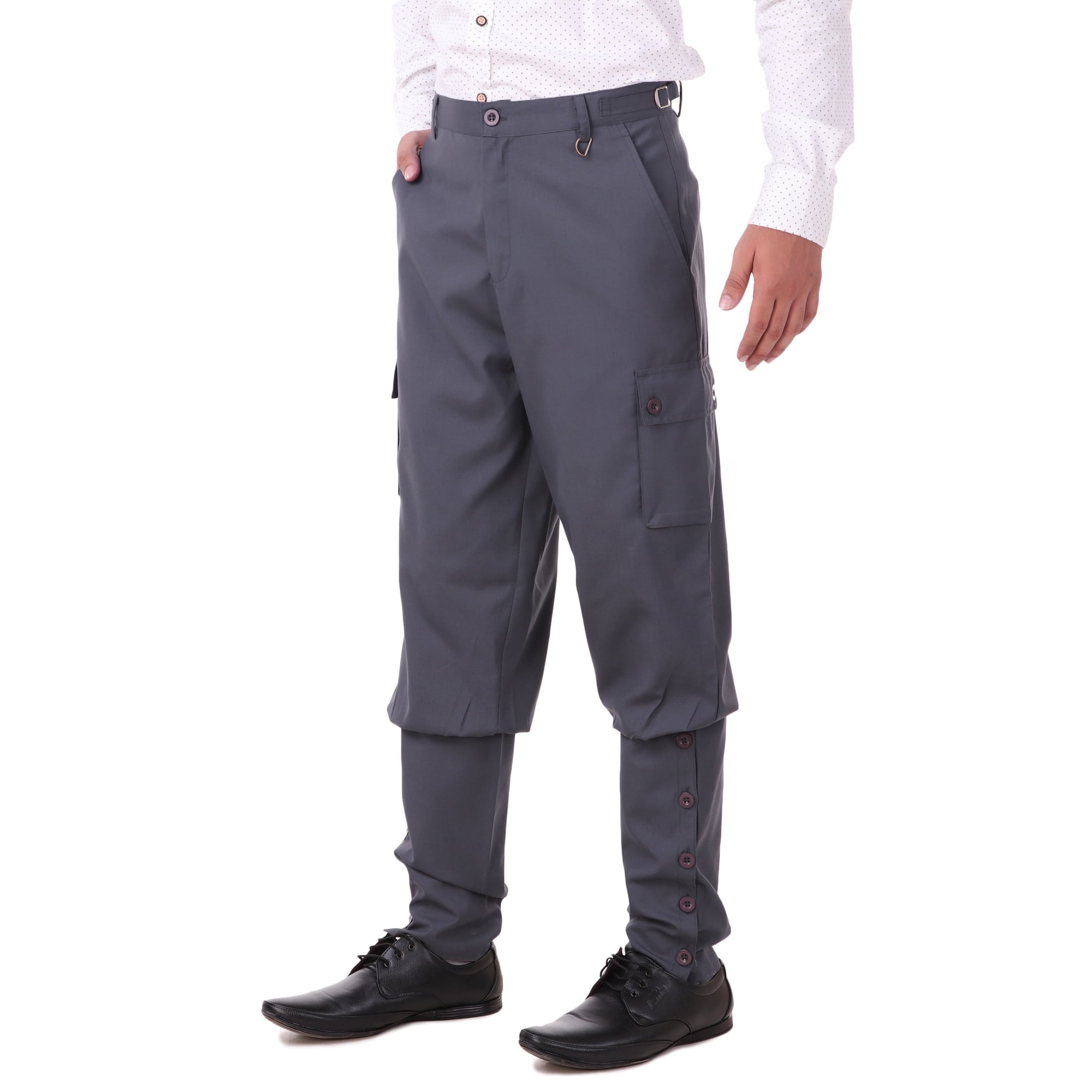 ThePirateDressing Men's Victorian Steampunk Costume Airship Pants Trousers