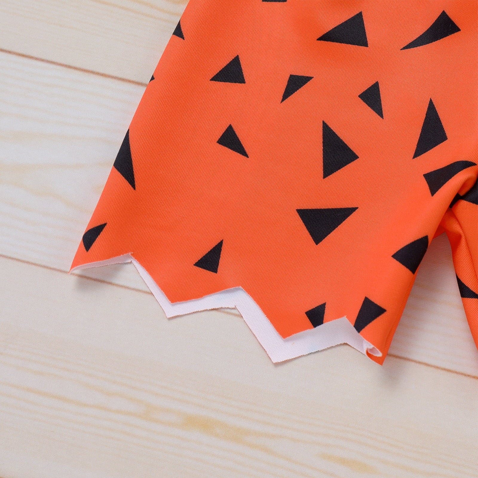Kids Baby Bam Bam Costume Flintstone Costume Caveman Cavegirl Historical Stone Age Themed Birthday Outfit for Girls Boys Halloween Cosplay Dress Up Photo Shoot 2-3 Years Girl - Orange