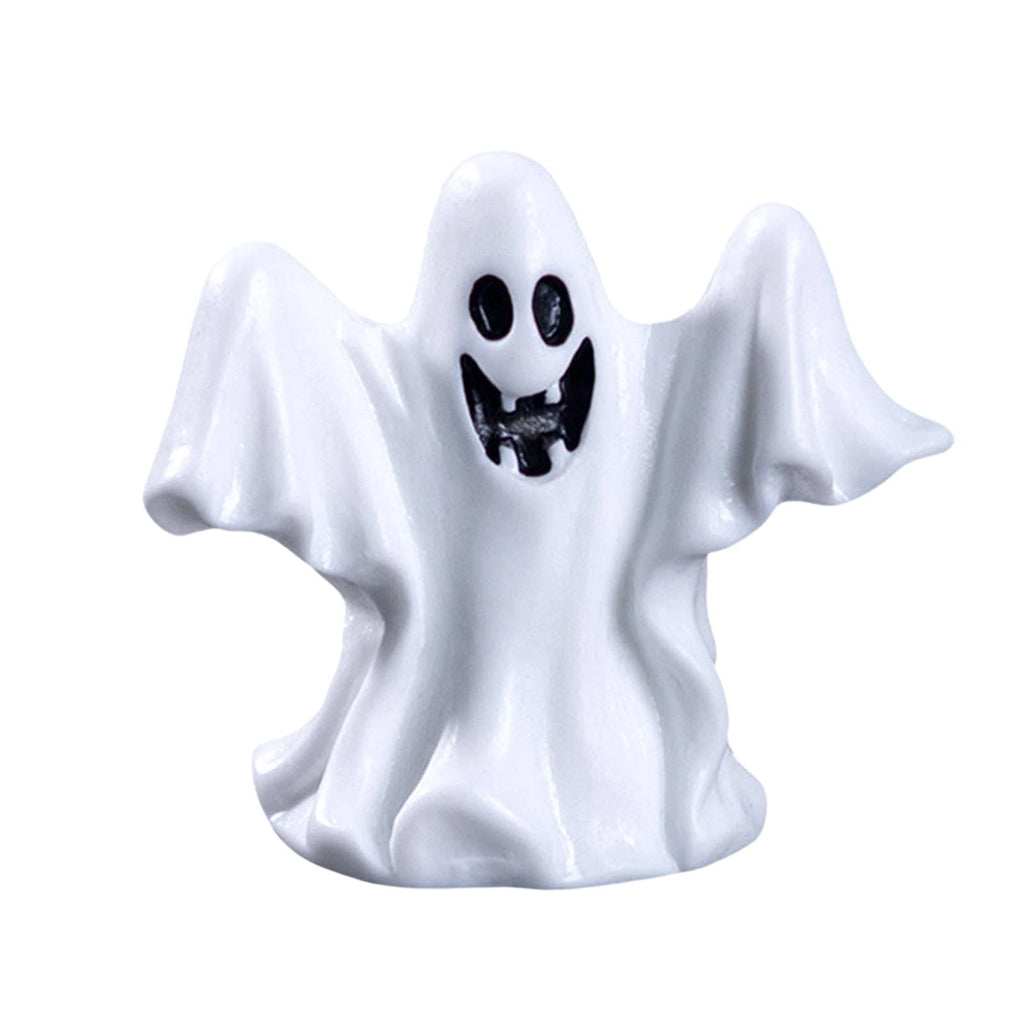 PEIBang Halloween Miniature Ghost Figurine 3.15 in Scary Resin Decor for Tabletop Shelf Display with Realistic Textures Dark-Tone Halloween Decoration