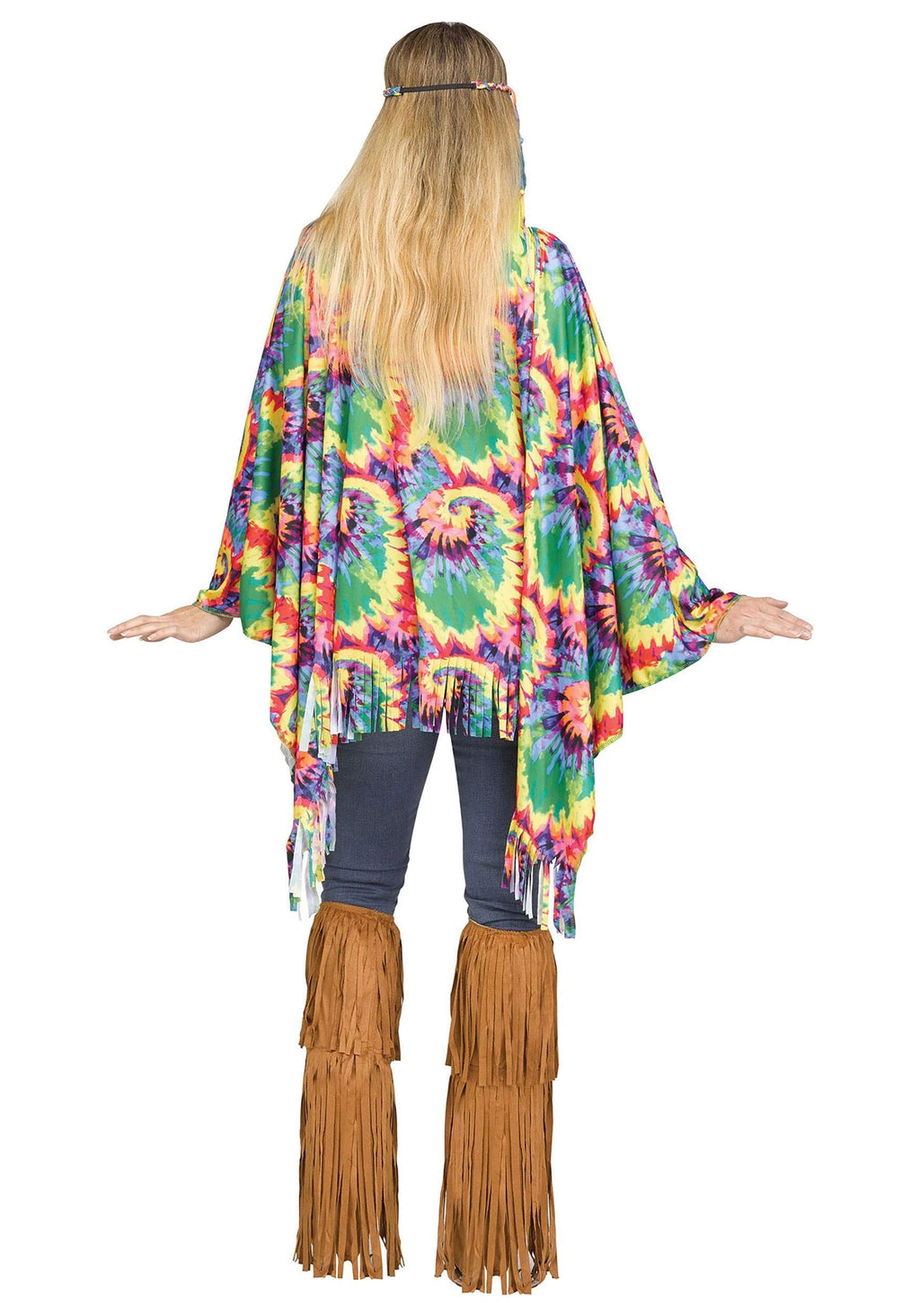 Poncho Tie-Dye Hippie