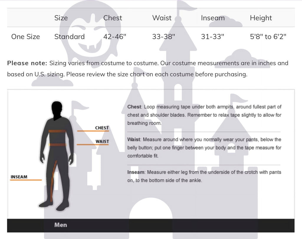 Costumes For All Occasions Ghost Face Killer Men's Halloween Fancy-Dress Costume for Adult, One Size