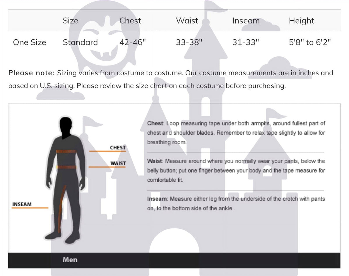 Costumes For All Occasions Ghost Face Killer Men's Halloween Fancy-Dress Costume for Adult, One Size