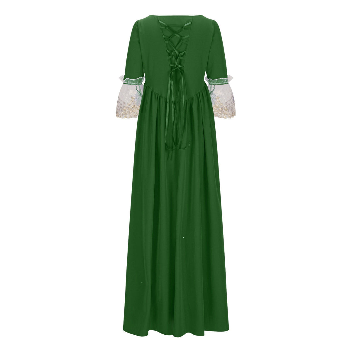 UPPADA Plus Size Victorian Dress for Women Lace Up Flare Sleeve Ball Gown with Corset Evening Party Maxi Gowns Vintage Cocktail Dress Wedding Dresses Early