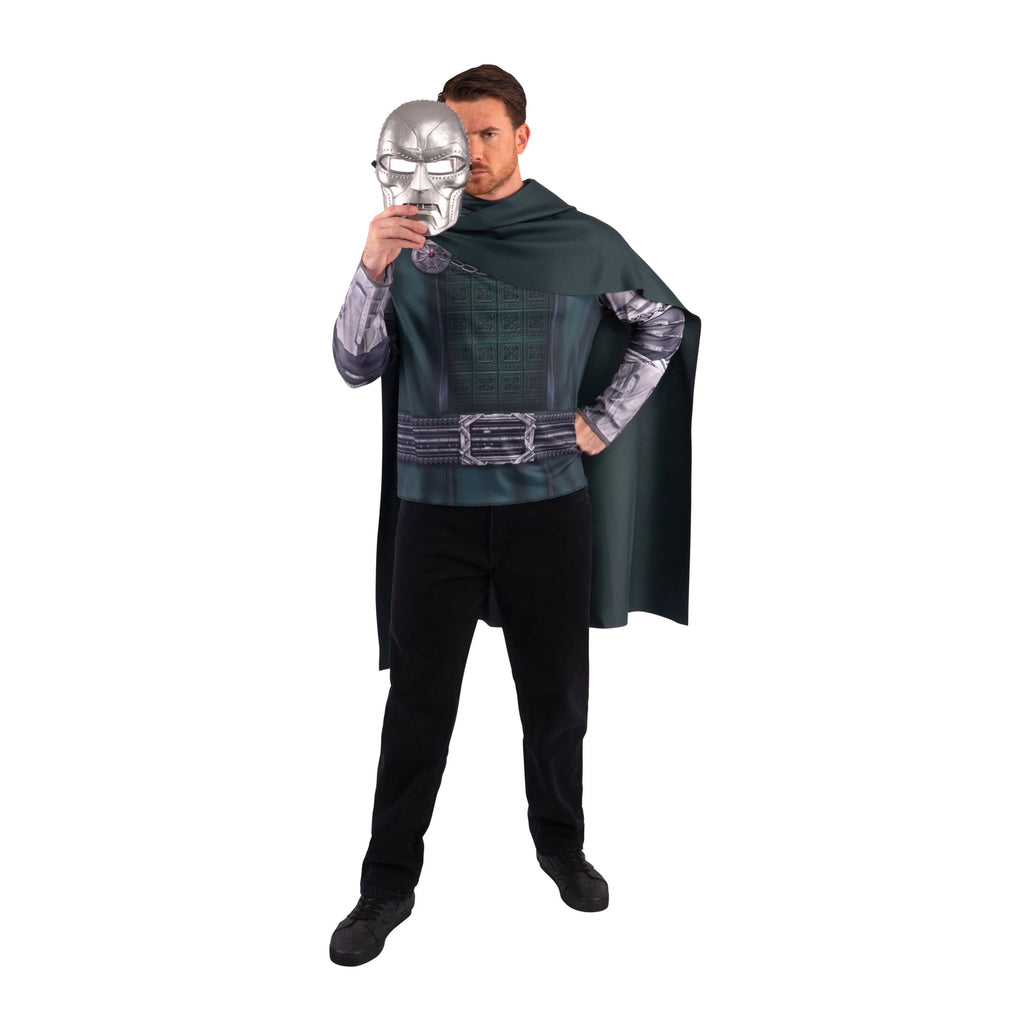 Marvel Dr.Doom Halloween Costume for Adults, Men's Size Small / Medium (28-34), by Jazwares
