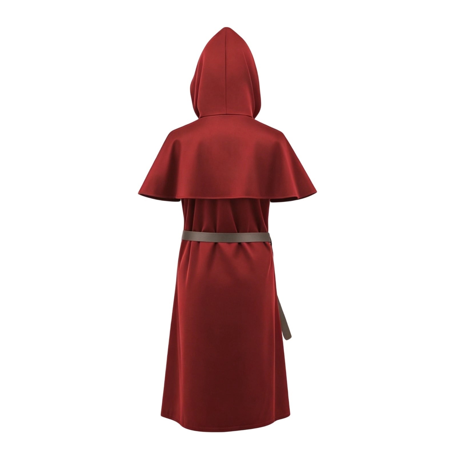 QATAINLAV Womens Gothic Hoodies Dress Fall Winter Long Sleeve Velvet Sweatshirts Cute Cat Ear Hooded Zip up Dresses with Pockets, Wine, M