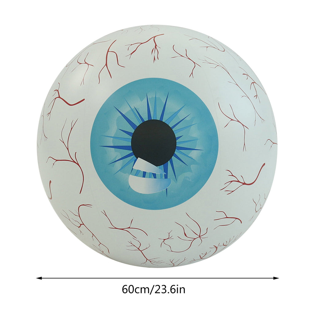 Kdkad Halloween Inflatables Large Set of Eyes Decoration, 23.6 Inch Large LED Glowing Eyes Inflatable Set, Blow Ups Eyes for Yard Horror Parties & Blow-Up Displays