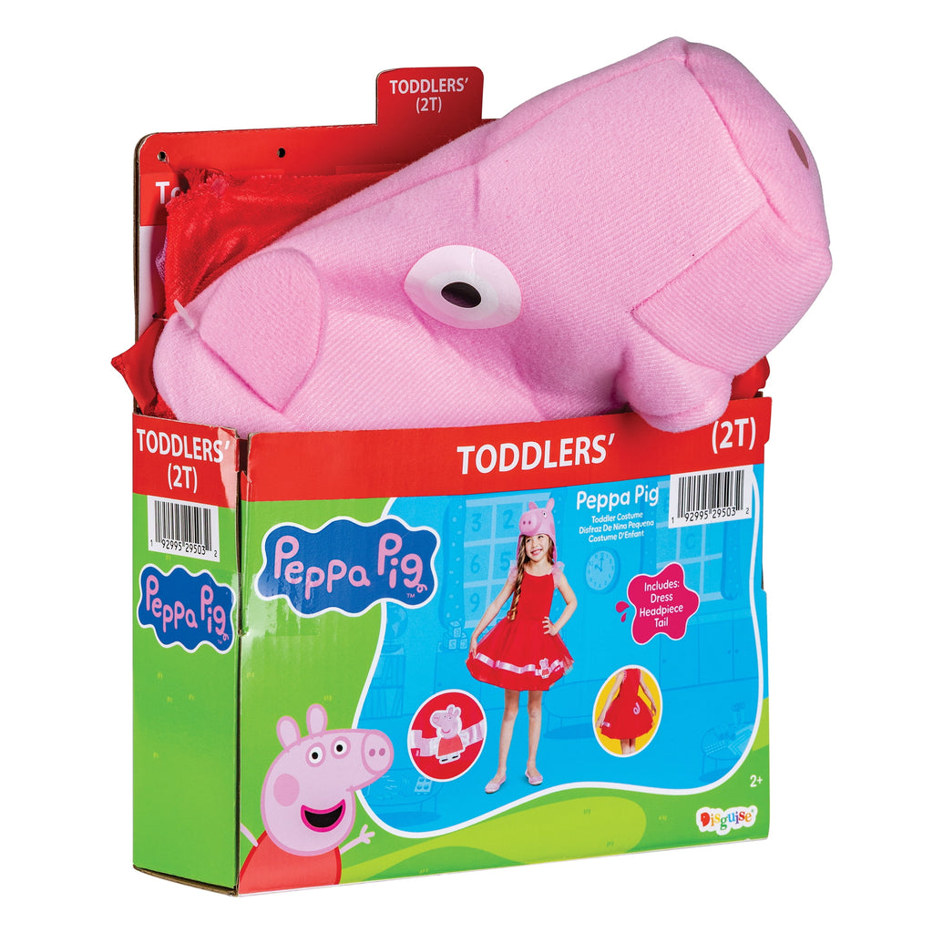 Peppa Pig Peppa Tutu Halloween Costume for Children, Toddlers Size 3T-4T, by Disguise