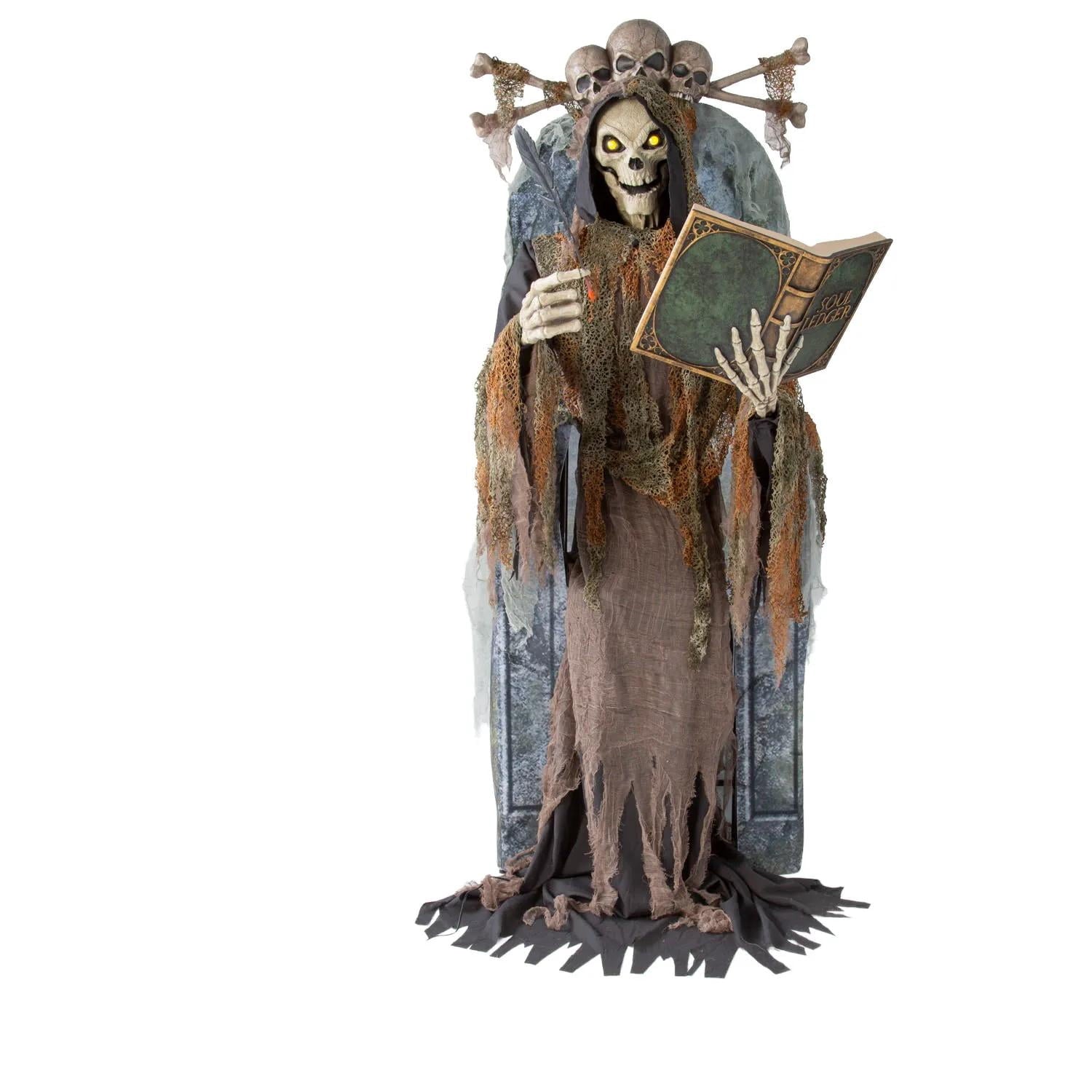 7 Ft. Animated Light-Up Soul Stealer Halloween Decoration