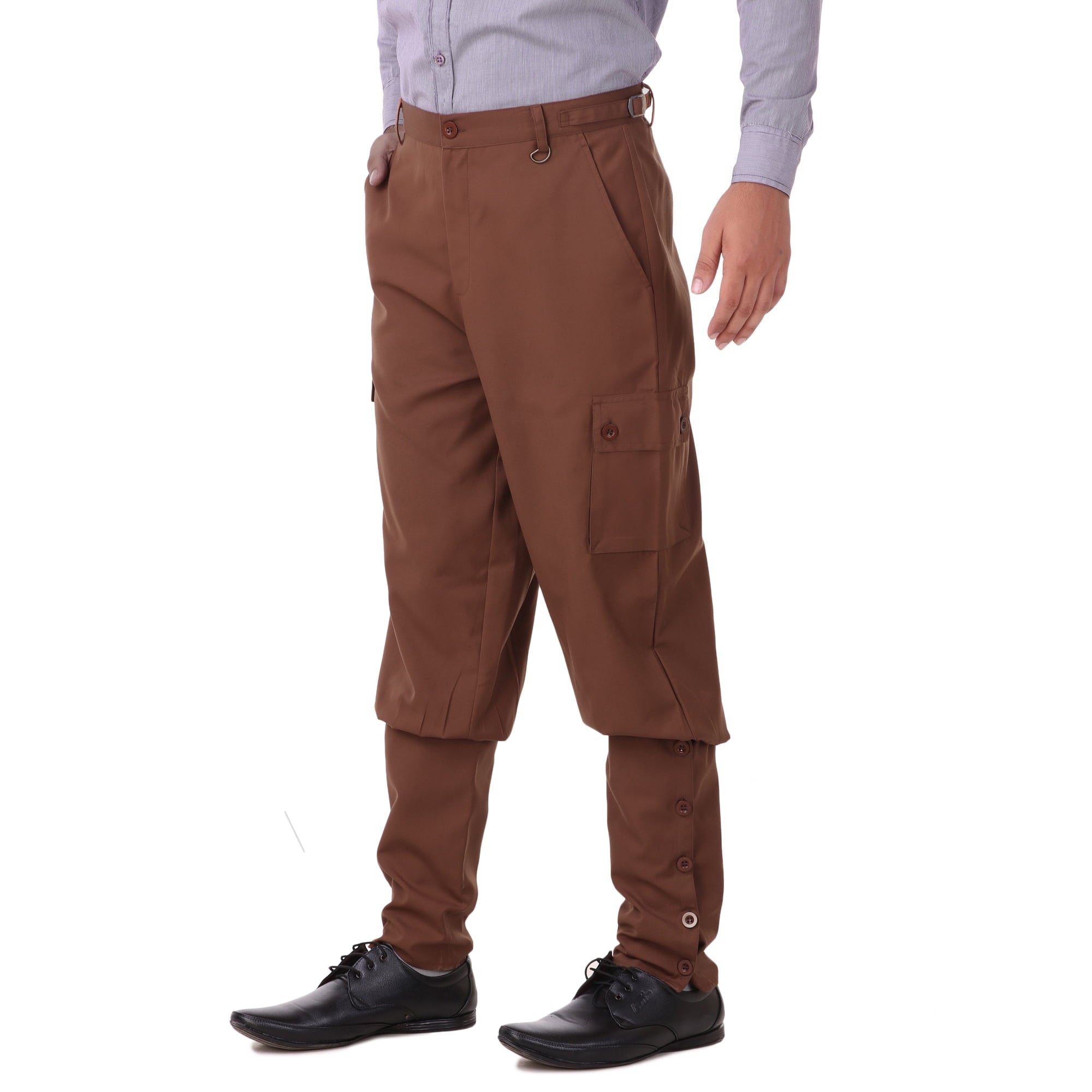 ThePirateDressing Men's Victorian Steampunk Costume Airship Pants Trousers