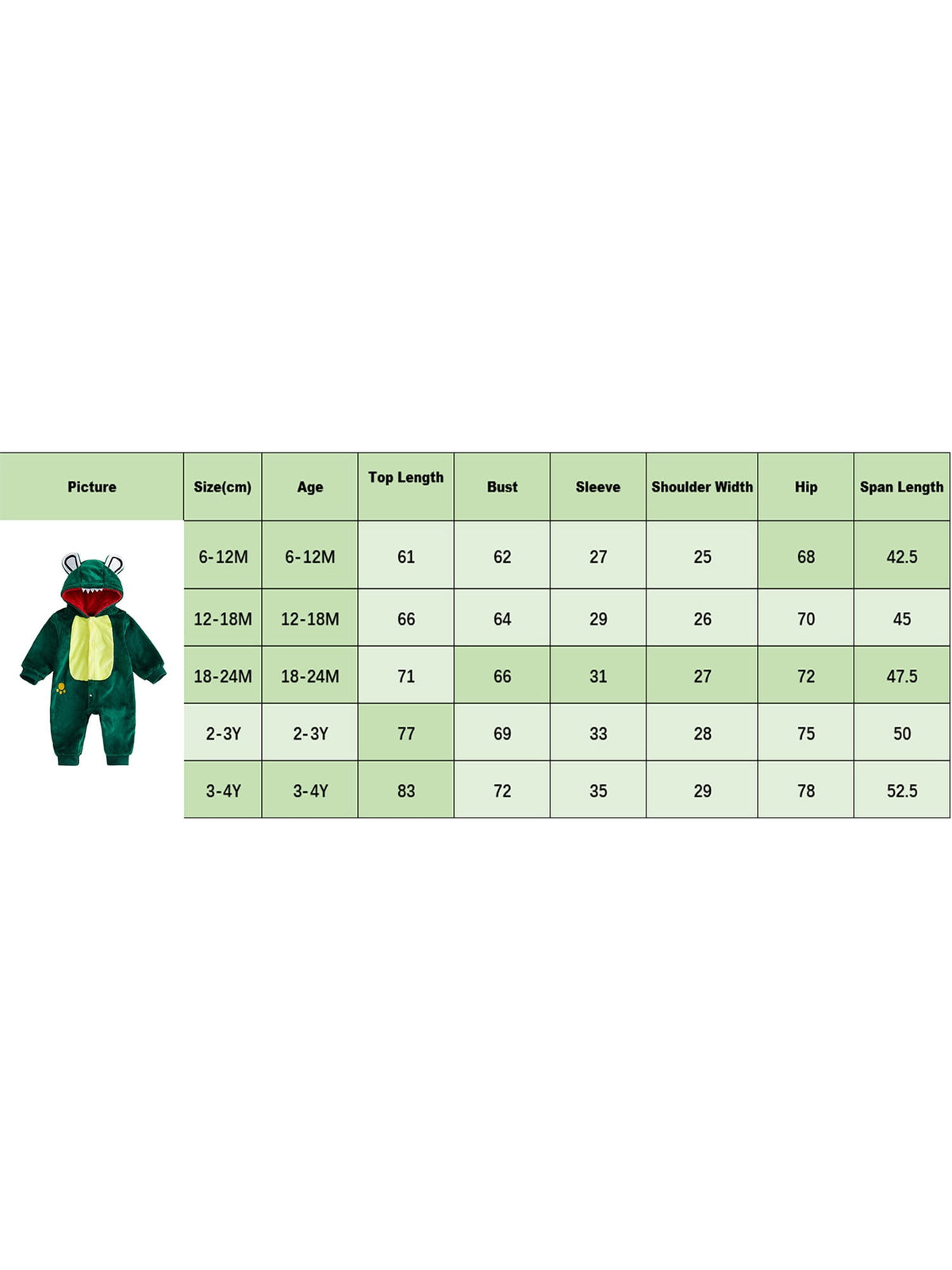 RUINIXCW Toddler Baby Boy Girl Halloween Animal Costume Kids Infant Baby Fleece Jumpsuit Warm Fall Winter Clothes Long Sleeve Hooded Romper Snowsuit