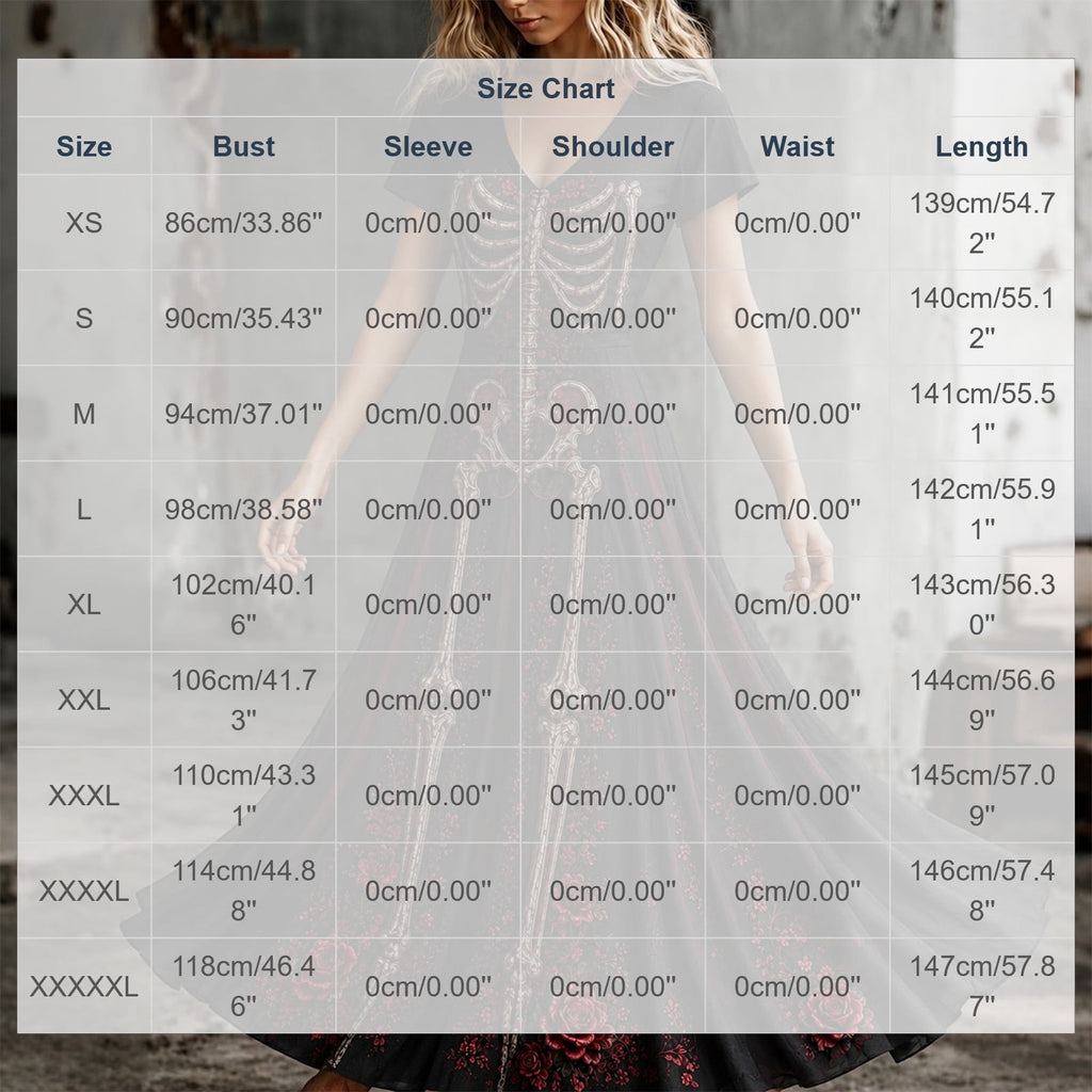 KICILVS Gothic Clothes For Women Black Spiderweb And Spider Print Flowing V Neck Long Maxi Dress Halloween Cosplay Gothic Party Dress
