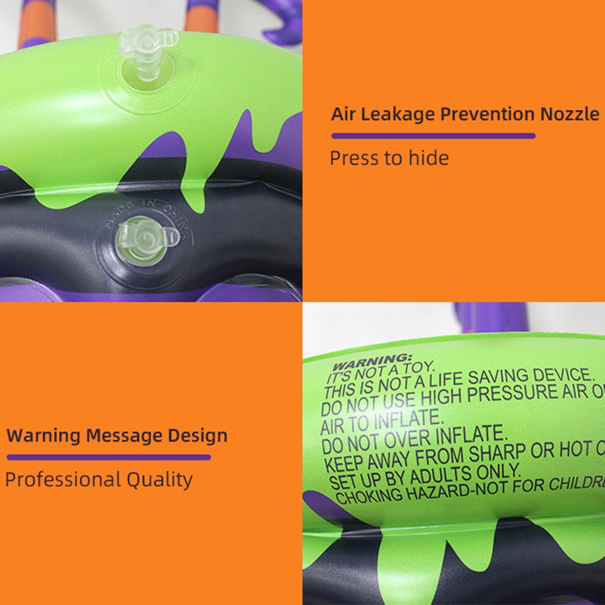 ShaoXinWan Halloween Inflatable Witch Leg Cauldron Cooler, Striped Wizard Leg PVC Ice Beverage Bucket, Themed Party Supply for Backyard, Picnic, Barbecue Layout
