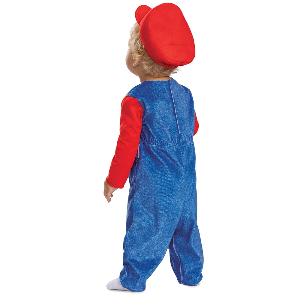 Nintendo Super Mario Bros. Mario Halloween Costume for Children, Infants Size 12-18M, by Disguise