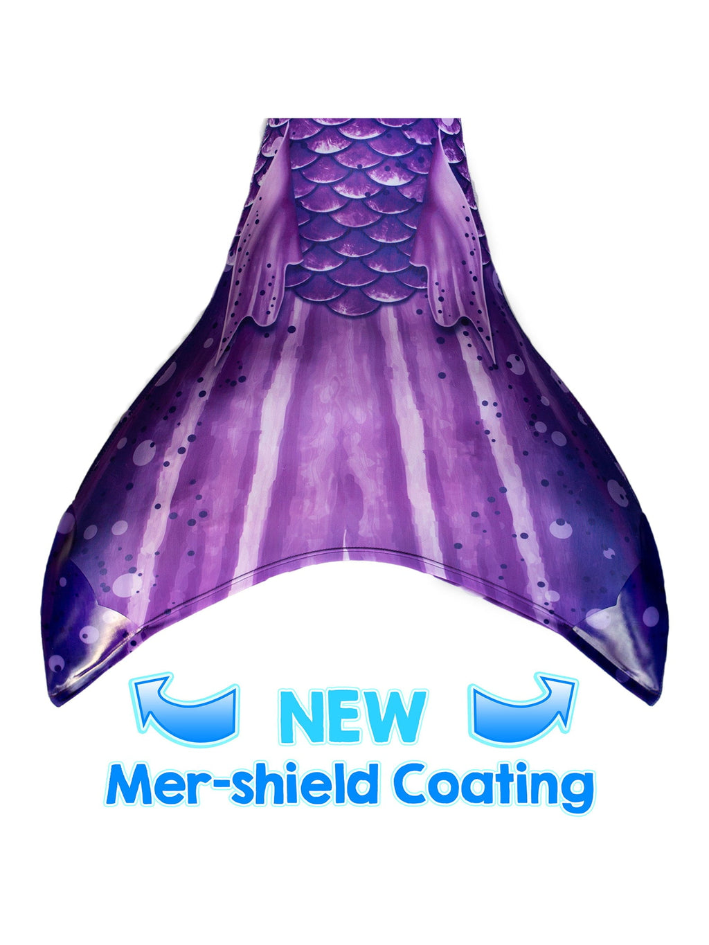 Sun Tail Mermaid Blue Lagoon Tail Skin, Size Child Extra Large (Monofin Not included) for Girls