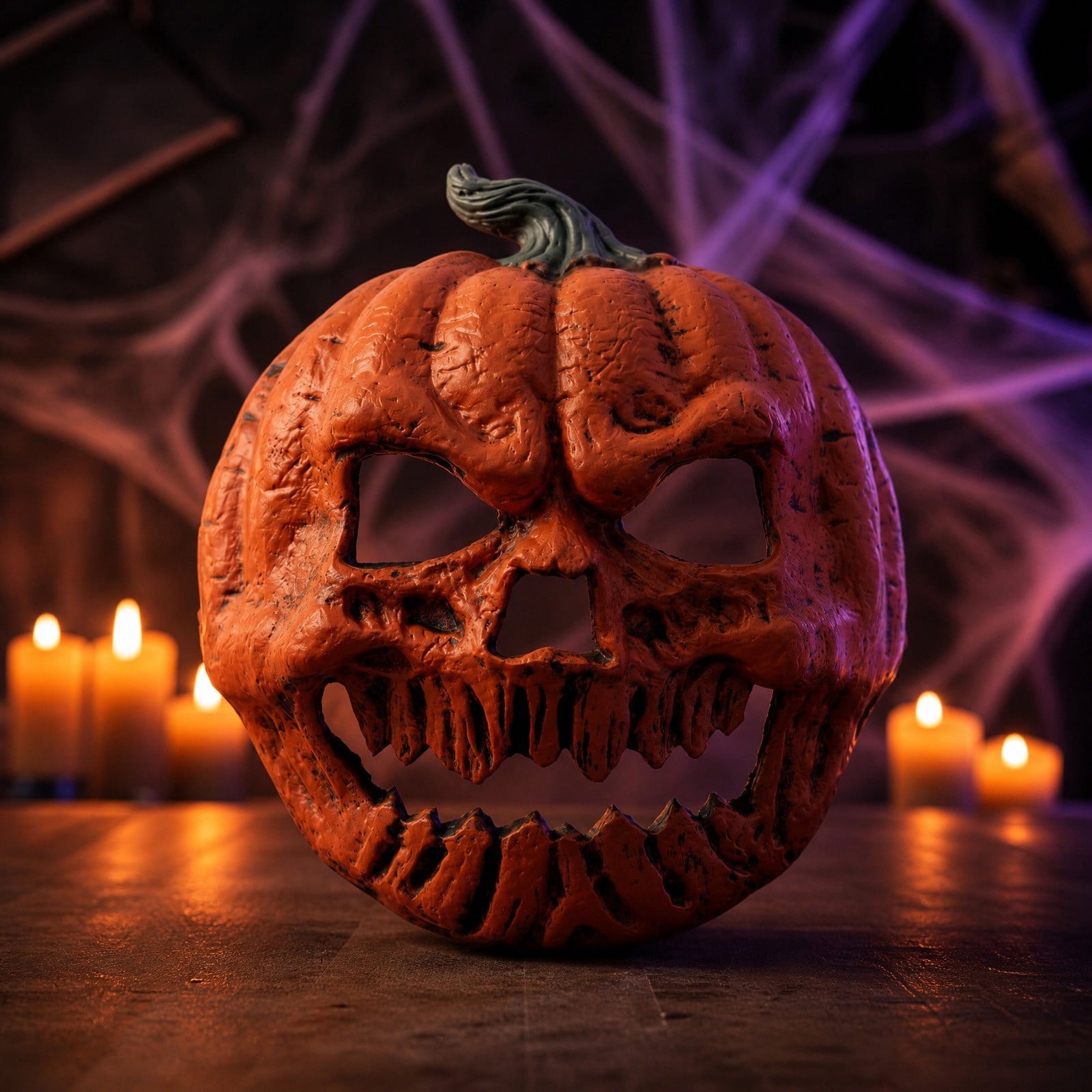 1Pc Halloween Mini Pumpkin Branches Artificial Black Twigs Vase Fillers for Table Mantel Centerpiece Creepy Gothic Scary House Decor