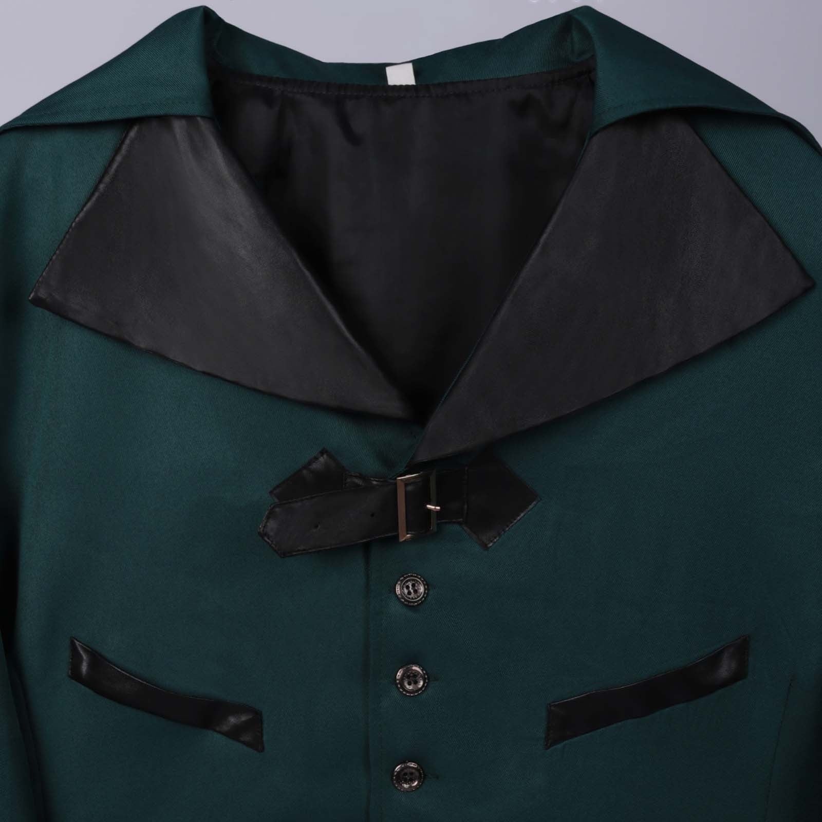 QATAINLAV Men's Vintage Steampunk Gothic Victorian Jacket Medieval Renaissance Pirate Frock Coat Formal Tuxedo Halloween Costumes Birthday Gifts Coffee S