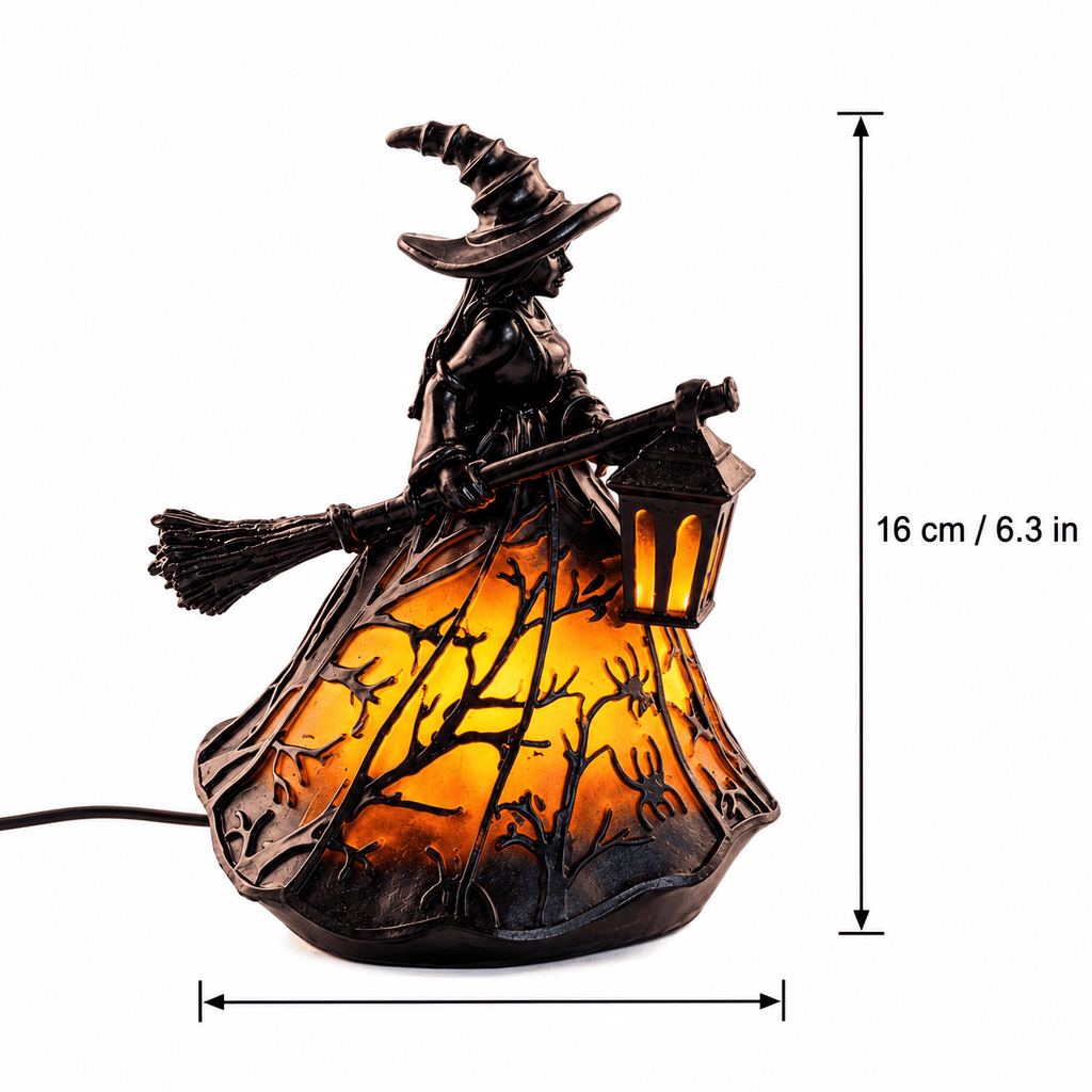 Diceymbol Halloween Decorations and Fall Decor, Halloween Venue Decoration Ghost Props LED Illuminated Ghost Decorations for Tabletop, Mantel, Shelf Indoor Outdoor 9.05 inch