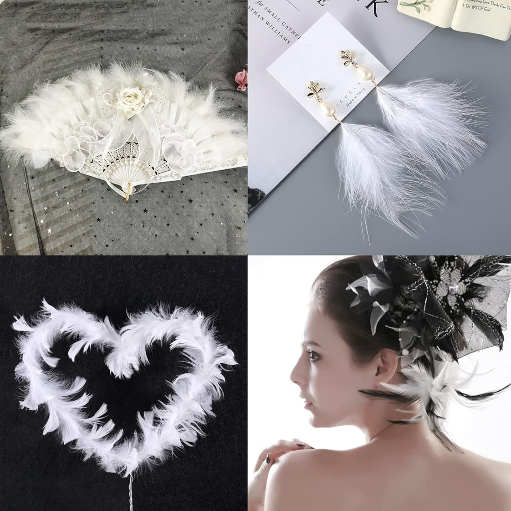 600PCS Red Feathers, 3-4.7 inch Feathers Bulk for DIY Crafts Wedding Halloween Costume Party Decorations Dream Catcher Supplies