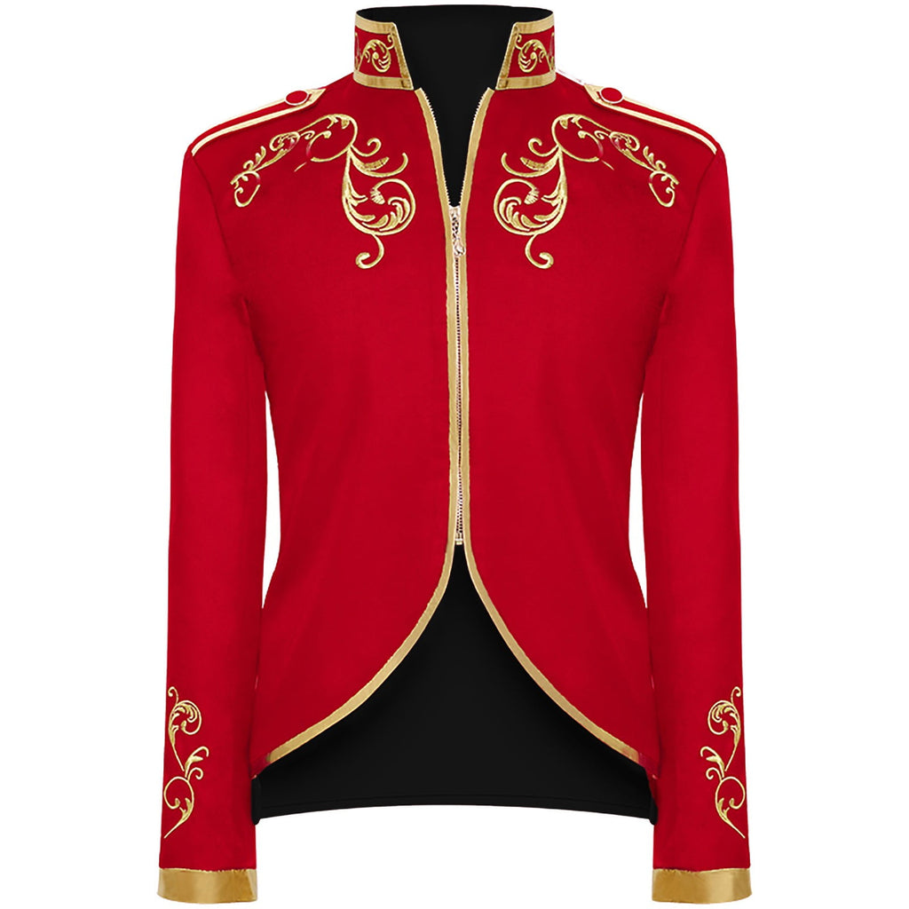 Men Clearance LYXSSBYX Mens Jackets Fall Fashion Halloween Men's Costume Men's Mid Length Retro Tuxedo Costume