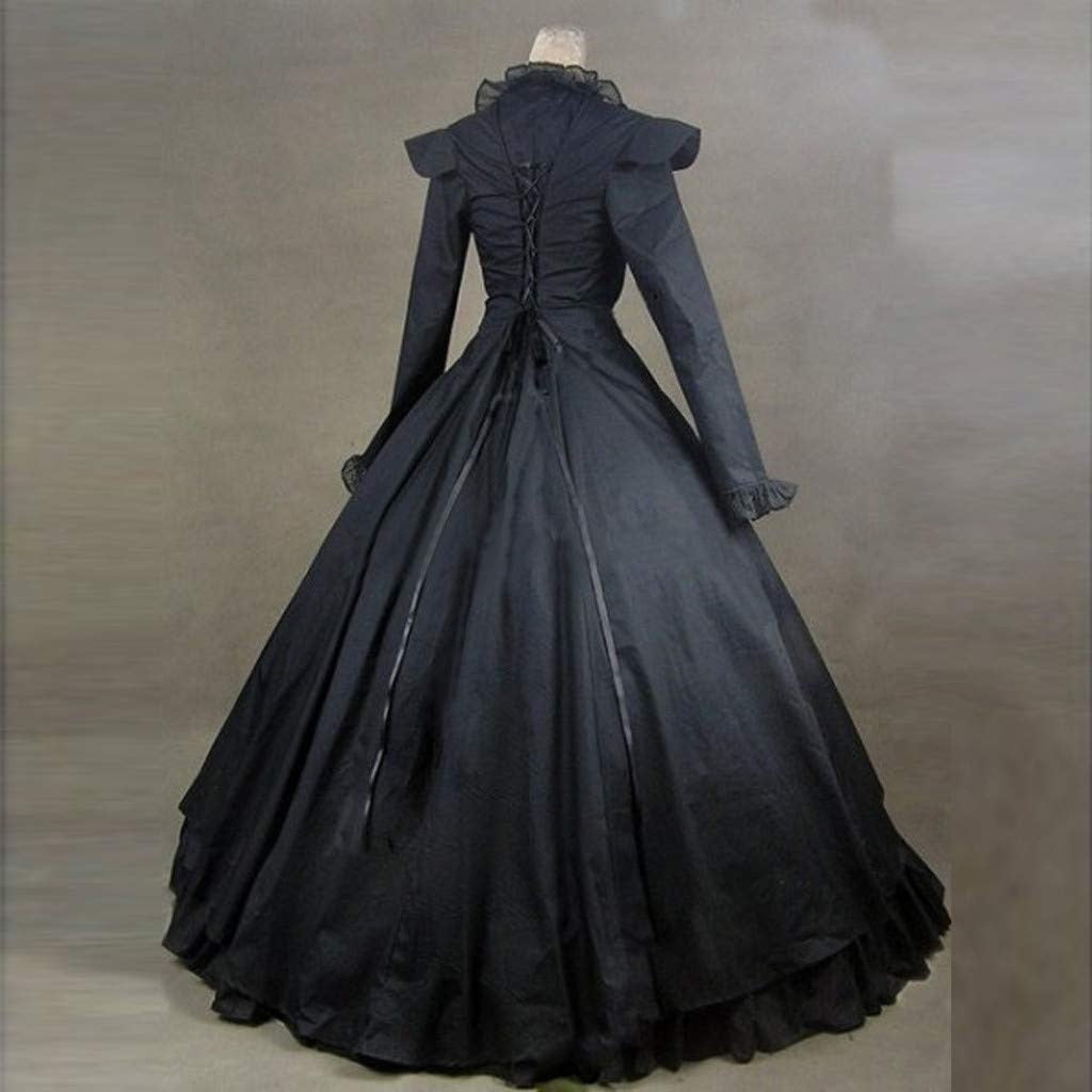 UPPADA Plus Size Victorian Dress for Women Lace Up Flare Sleeve Ball Gown with Corset Evening Party Maxi Gowns Vintage Cocktail Dress Wedding Dresses Early