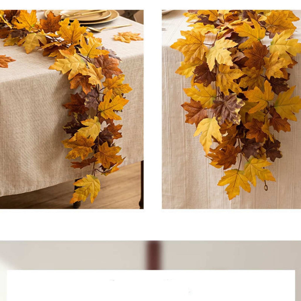 SCNOR Artificial Fall Floral Pick with Pumpkin Maple Leaf Sunflower, Halloween Thanksgiving Table Centerpiece for Home Decor