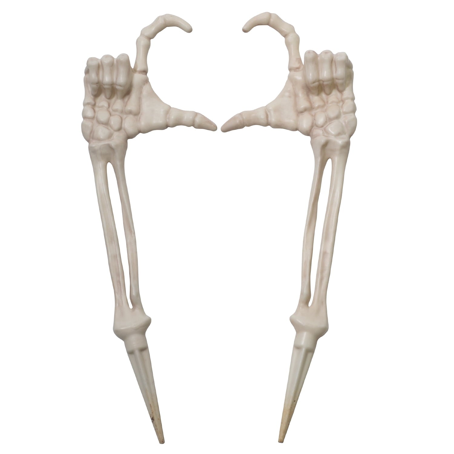 Seasons Halloween Skeleton Stakes Decorations, Love Pose 2 Piece Hands Arms with Lawn Stakes for Outdoor Yard Garden Decor