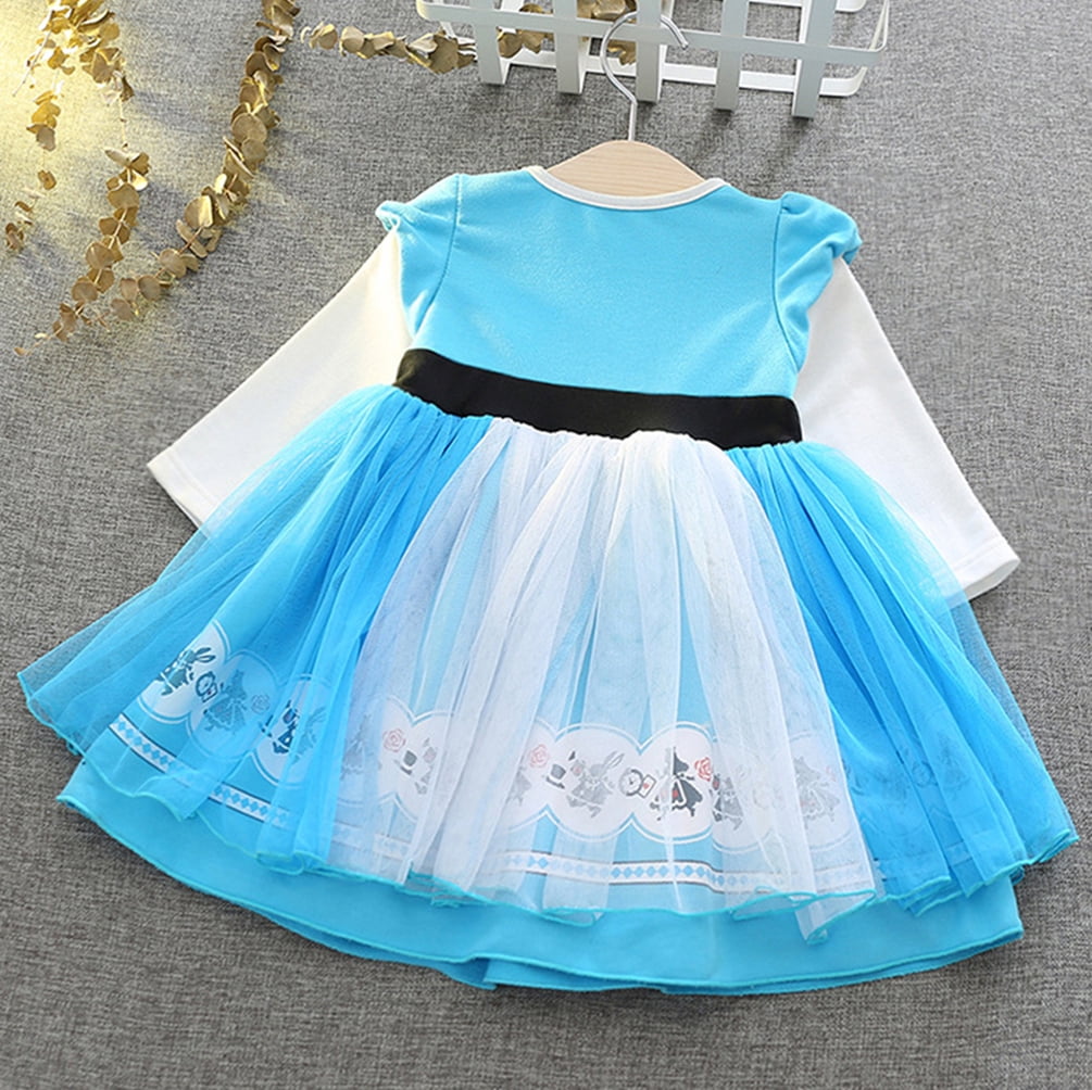 WIBACKER 1-6Y Toddler Girls Princess Costumes Dresses Fancy Dress Up Clothes for Halloween Party Cosplay, Christmas Gift