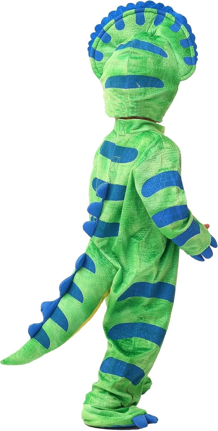 Joyfy Halloween Realistic Blue Tyrannosaurus Rex Children's Dinosaur Costume (with Egg) Suitable for Infant and Toddler Halloween Dress up Party
