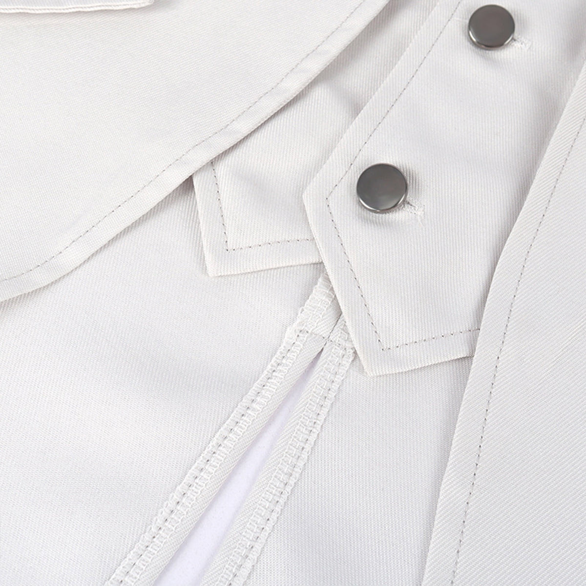 Odeerbi Mens Steampunk Tailcoat Gothic Medieval Jacket Frock Uniform Halloween Long Tuxedo Coat Retro Tailcoat Coat Lapel Court Slim Dress Coat White