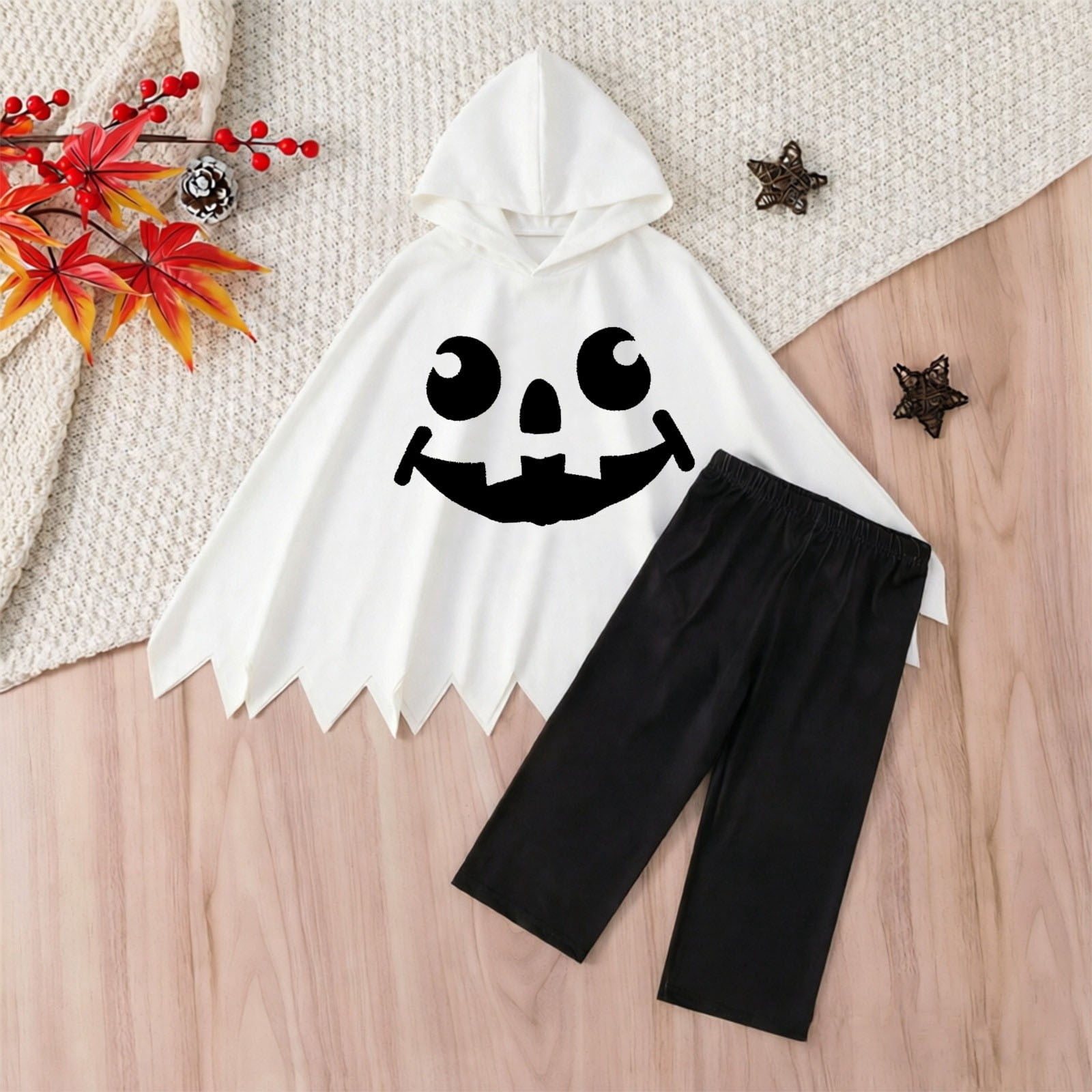 LIIPEE Halloween Party Outfit Sets For Boys Kids Comfortable Cute Casual Outfits 2 Piece Set,2-3 Years