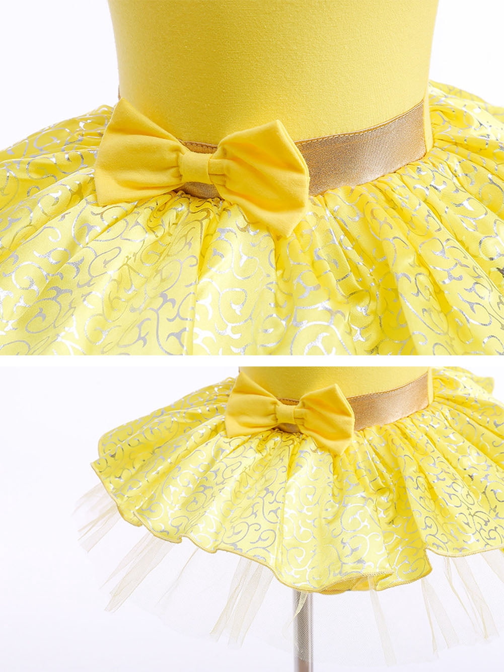 WIBACKER Infant Baby Girls Princess Romper Costume Onesie Fancy Dress Bodysuit with Headband Halloween Birthday Dresses