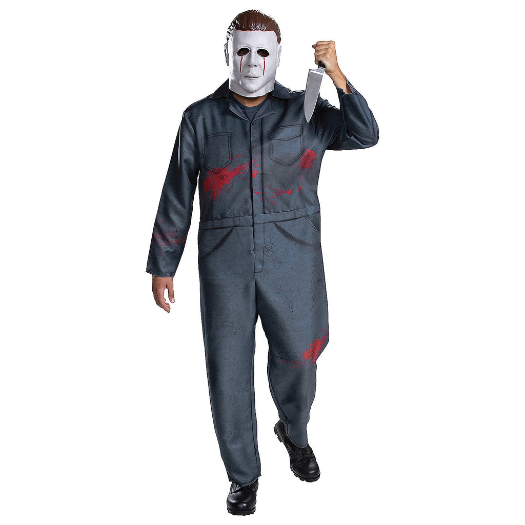 Disguise Mens Classic Michael Myers Jumpsuit Costume - Size Large/X Large