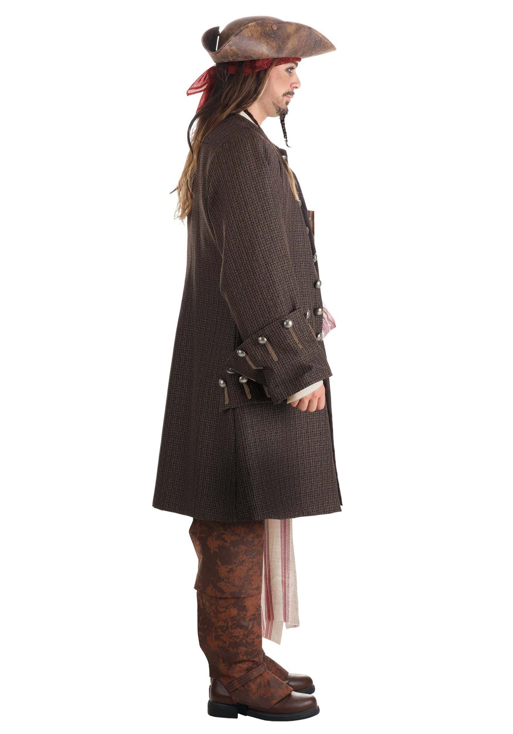 Deluxe Jack Sparrow Pirate Costume for Men
