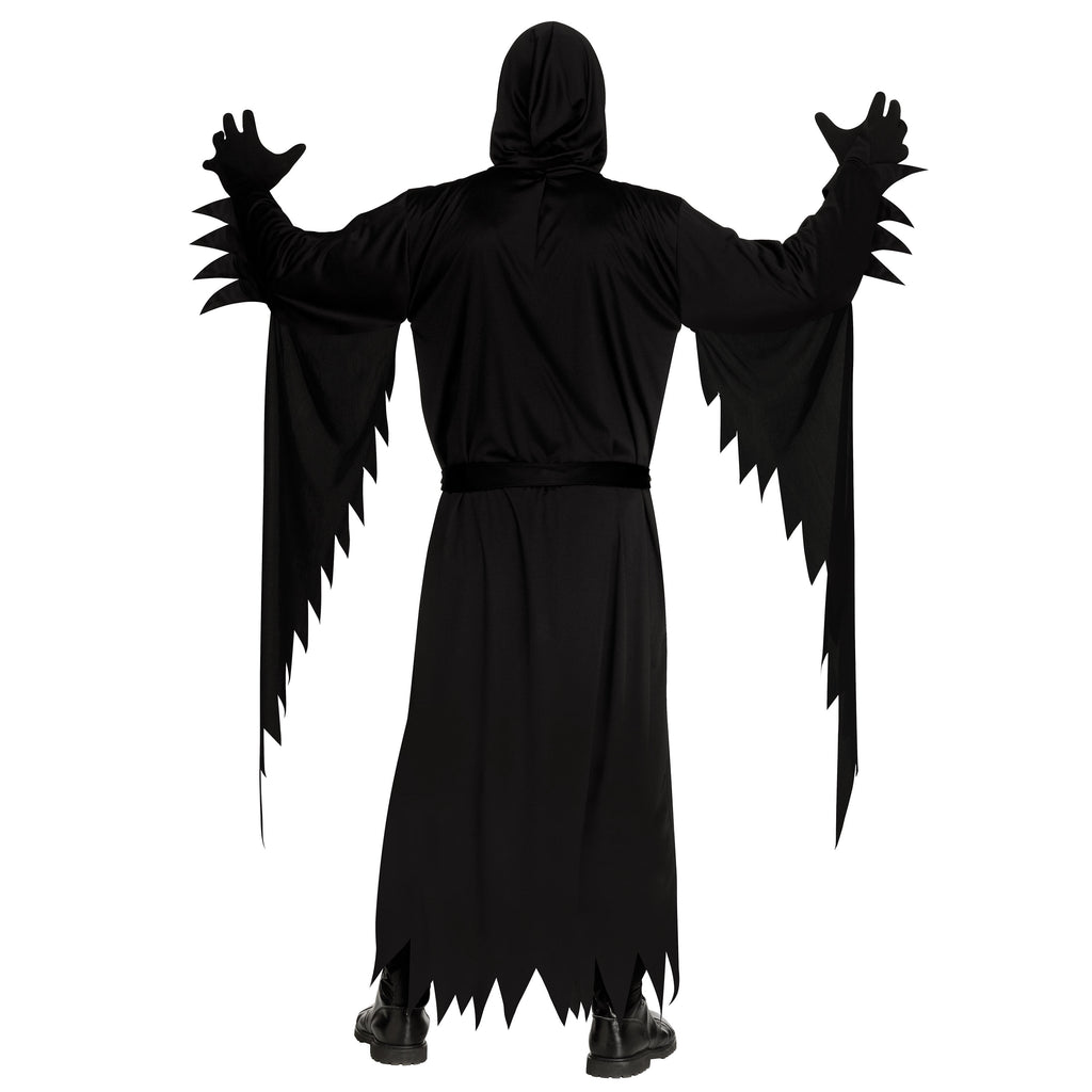 Aged Ghost Face Halloween Costume for Adults, Mens One Size Fit, by Fun World