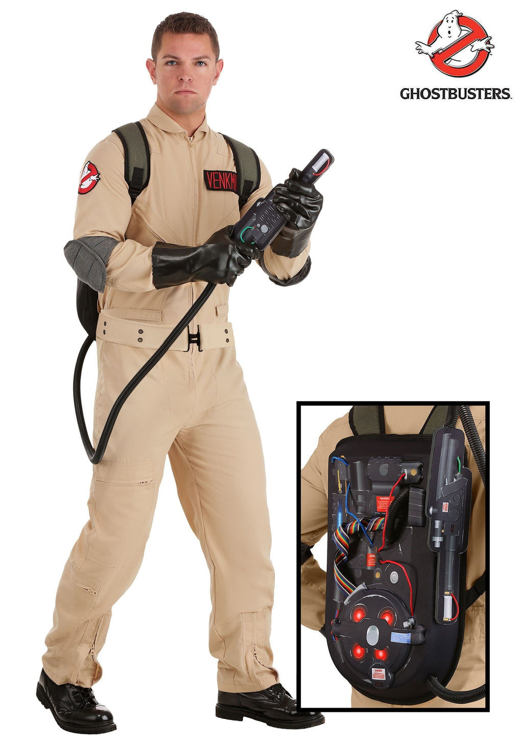 Plus Size Men's Ghostbusters Cosplay Costume