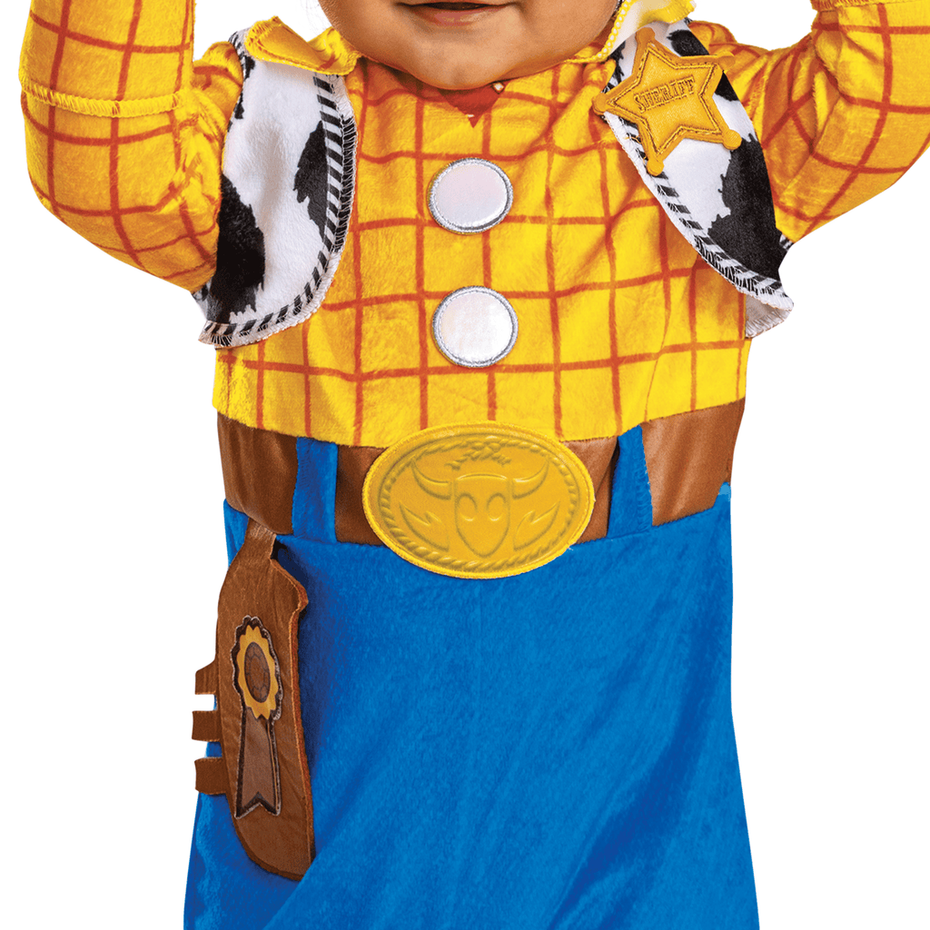 Disney Toy Story 5 Woody Halloween Costume for Children, Infants Size 6-12M, by Disguise