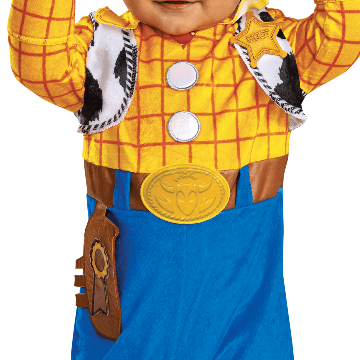 Disney Toy Story 5 Woody Halloween Costume for Children, Infants Size 6-12M, by Disguise